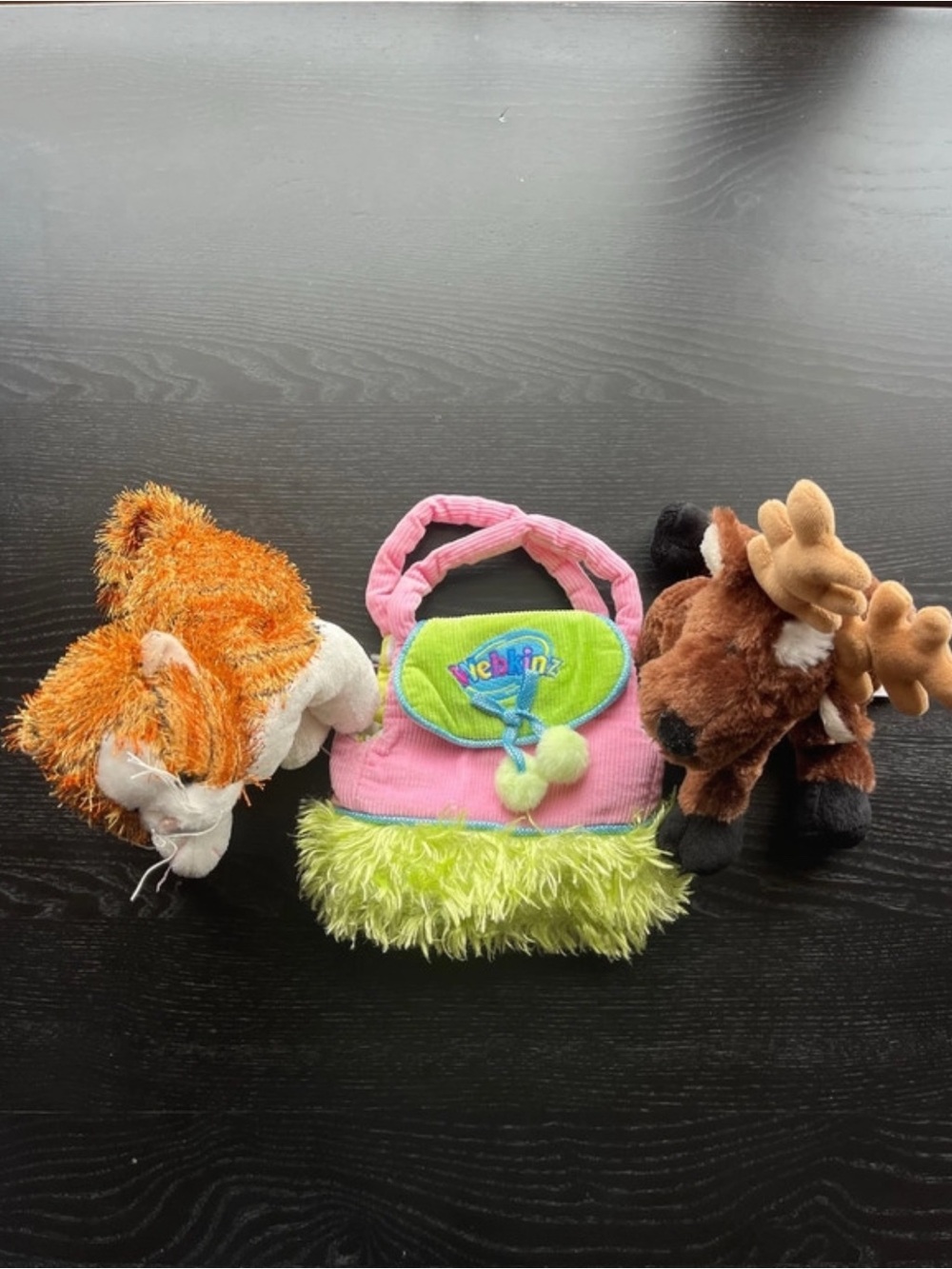 Webkinz Cat and Moose Plush Toys (2 item bundle)